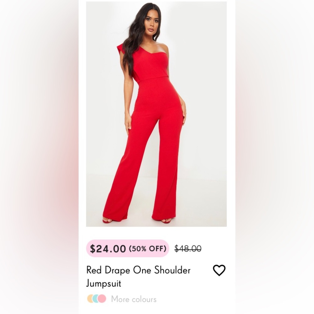 Pretty little things 1 strap jumpsuit